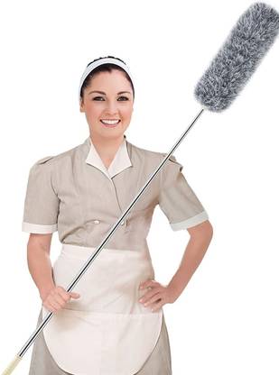 Masox Store Microfiber Duster with Long Handle Bendable Head, Duster for Ceiling Fan K0 Microfibre Wet and Dry Broom