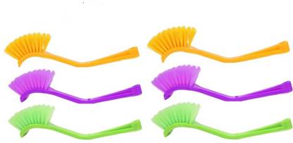 kiran Sink and wash basin brush Plastic Wet and Dry Brush
