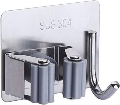 Molzo Steel Stainless Steel Broom Holder