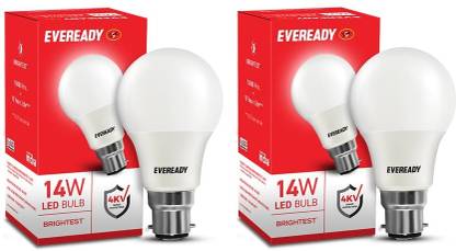 EVEREADY 14 W Basic Round B22 LED Bulb