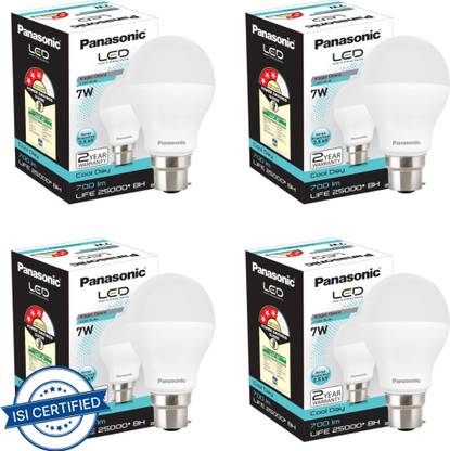 Panasonic 7 W Basic Round B22 LED Bulb