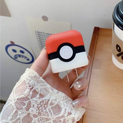 TECHWIND Silicone Press Stud Headphone Case For Compatible With Apple 18/20W Adapter