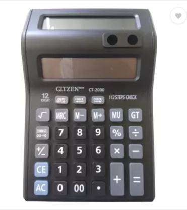 FENOZA CT-2000 Basic Calculator Standard Function Desktop Business 12 Digital Dual Screen Double Display Financial  Calculator