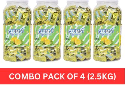 CLUMSY Combo Pack of 4 LEMON MINT Candy