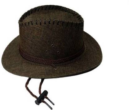 STYLE ACADEMY Cowboy Hats for Men and Boys for Travel and Picnic (Pack of 1)-(Brown)
