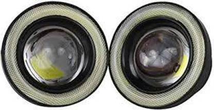 Garg overseas Angel fog light for car bike set of 2 pcs Bike Headlight Grill