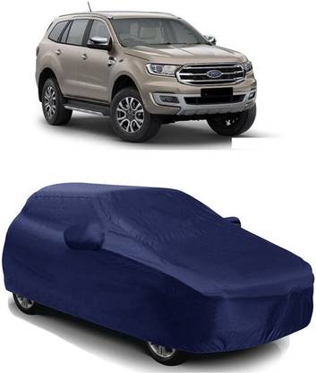 SUGASHRI Car Cover For Ford Endeavour Titanium Plus 4X4 AT Diesel (With Mirror Pockets)