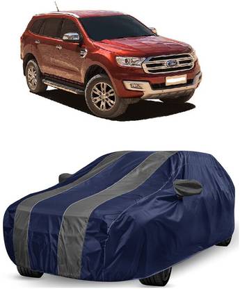 ANTOFY Car Cover For Ford Endeavour Titanium Plus 4X2 Diesel (With Mirror Pockets)