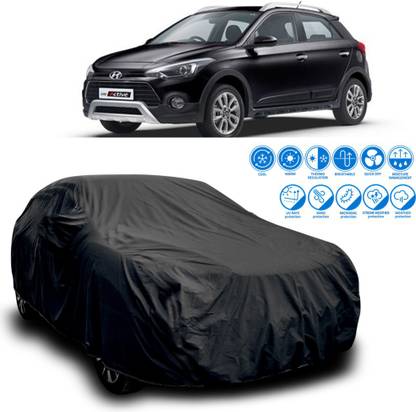 GOSHIV-car and bike accessories Car Cover For Hyundai i20 Active (With Mirror Pockets)