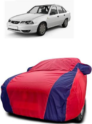 SUGASHRI Car Cover For Daewoo Cielo (With Mirror Pockets)