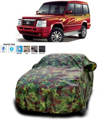 GOSHIV-car and bike accessories Car Cover For Tata Sumo Gold (With Mirror Pockets)