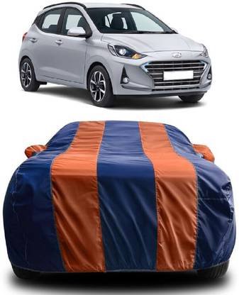 SUGASHRI Car Cover For Hyundai Grand I10 Nios Sportz 1.2 Kappa VTVT (With Mirror Pockets)