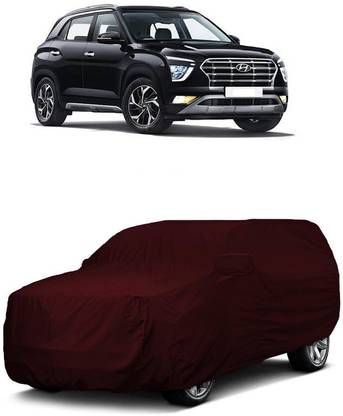 ANTOFY Car Cover For Hyundai Creta (With Mirror Pockets)