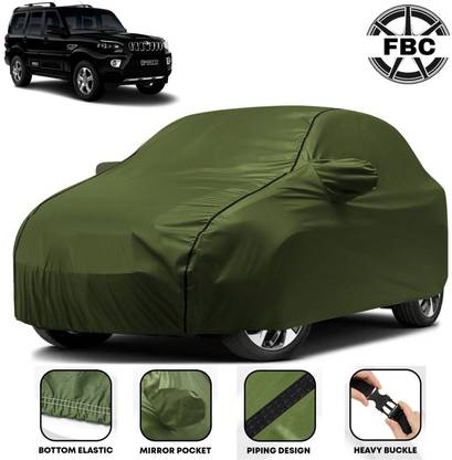 FBC Car Cover For Mahindra Scorpio, Scorpio Classic, Scorpio-N, Universal For Car (With Mirror Pockets)