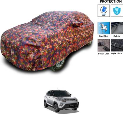 GOSHIV-car and bike accessories Car Cover For Mahindra KUV100 NXT (With Mirror Pockets)