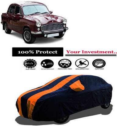 Amexride Car Cover For Hindustan Motors Ambassador 2.0D (With Mirror Pockets)