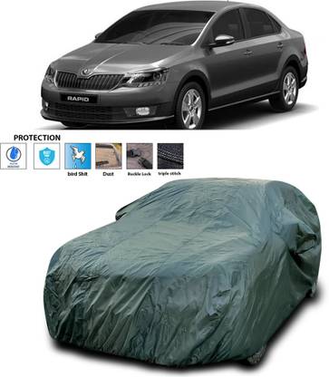 GOSHIV-car and bike accessories Car Cover For Skoda Rapid (With Mirror Pockets)