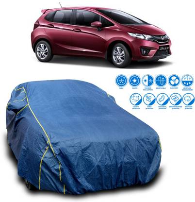 GOSHIV-car and bike accessories Car Cover For Honda Jazz (With Mirror Pockets)
