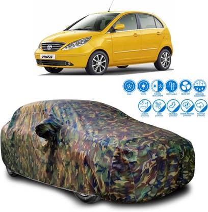 PAGORA Car Cover For Tata Indica Vista (With Mirror Pockets)