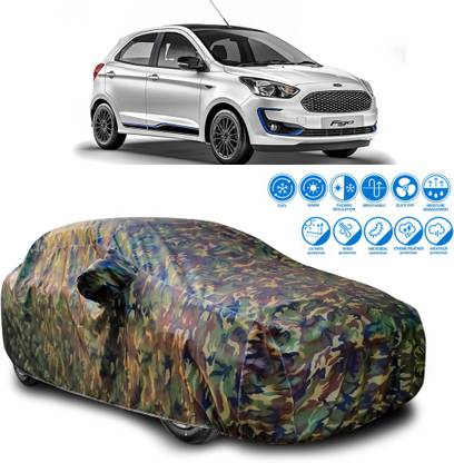 PAGORA Car Cover For Ford Figo (With Mirror Pockets)