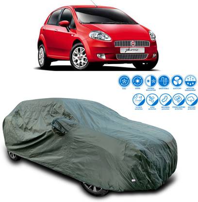 PAGORA Car Cover For Fiat Punto (With Mirror Pockets)