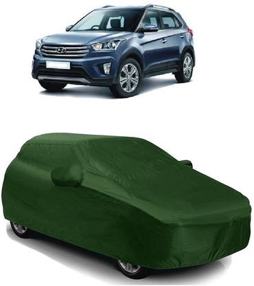 SUGASHRI Car Cover For Hyundai Creta 1.6 CRDi SX Plus (With Mirror Pockets)