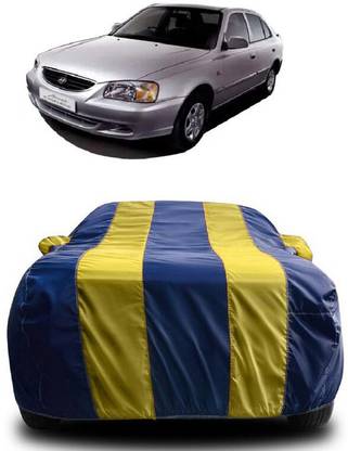 SUGASHRI Car Cover For Hyundai Accent GLX (With Mirror Pockets)