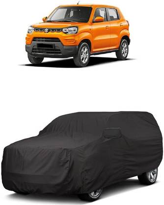 ANTOFY Car Cover For Maruti Suzuki S-Presso VXI Plus Petrol (With Mirror Pockets)