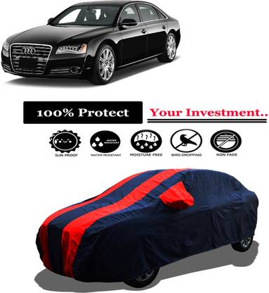 Amexride Car Cover For Audi A8 4E 4.2 TDI Quattro (With Mirror Pockets)