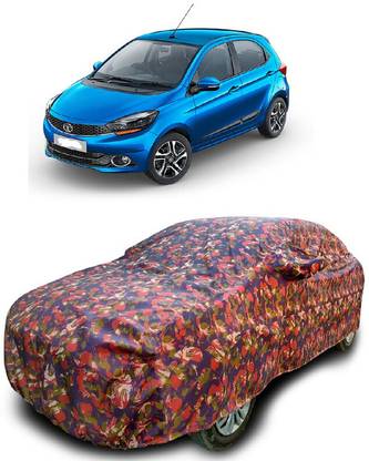 ANTOFY Car Cover For Tata Tiago 1.2 Revotron XT (With Mirror Pockets)