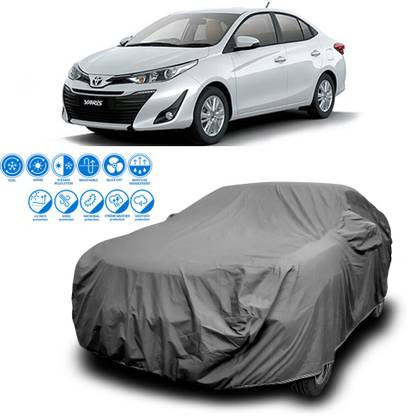 GOSHIV-car and bike accessories Car Cover For Toyota Yaris (With Mirror Pockets)