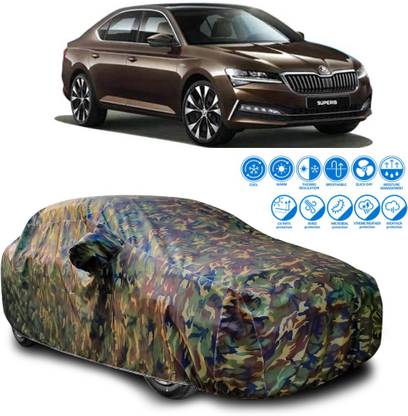 PAGORA Car Cover For Skoda Superb (With Mirror Pockets)