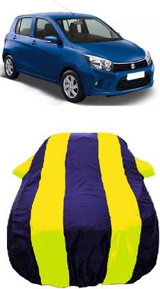Wegather Car Cover For Maruti Suzuki Celerio Green VXI (With Mirror Pockets)