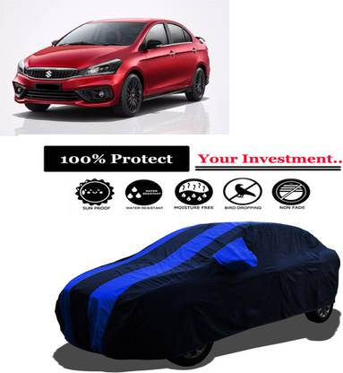 Amexride Car Cover For Maruti Suzuki Ciaz S Petrol (With Mirror Pockets)