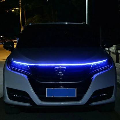 Air Wink Car Hood Light Strip Headlight Decorative Lamp Car Daytime Running Lights (Blue) Car Fancy Lights