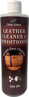 Color Zebra Leather Cleaner & Conditioner for Natural & Artificial Faux Leather (PU Rexsine) Vehicle Interior Cleaner
