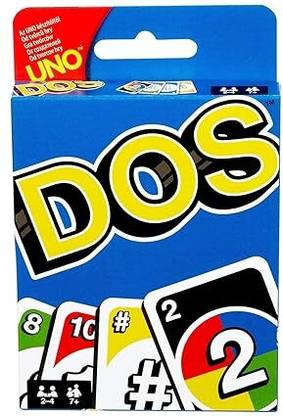 NVF TOYS DOS Card Game | The World's #2 Card Game , 108 DOS Cards for Kids & Adults
