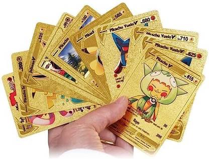 valuableplus 10 Pc Golden Foil Cards All Mix Assorted Cards Box