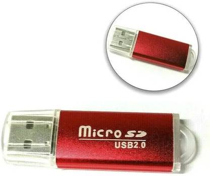 TECHGEAR New Portable USB 2.0 Adapter Micro SD SDHC Memory Card Reader Writer Flash Drive Card Reader