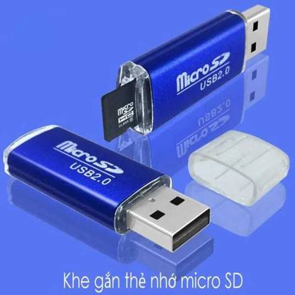 TECHGEAR New Portable USB 2.0 Adapter Micro SD SDHC Memory Card Reader Writer Flash Drive Card Reader