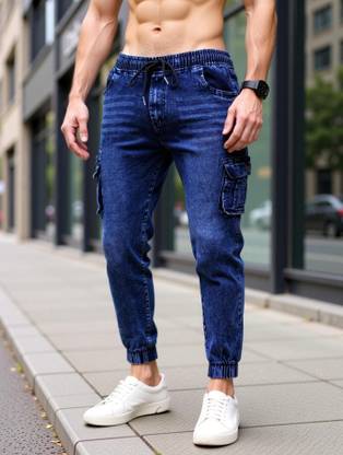 Shafin Men Denim Cargos