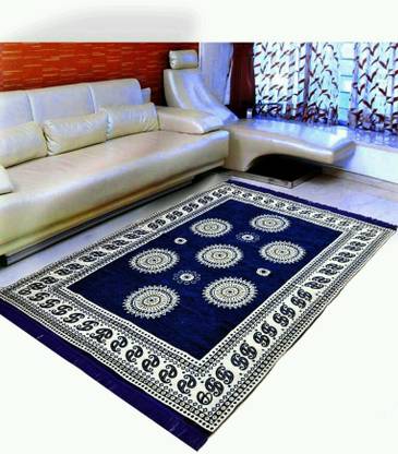 MR DHINGRA 4 ft  X 6 ft Cotton Carpet