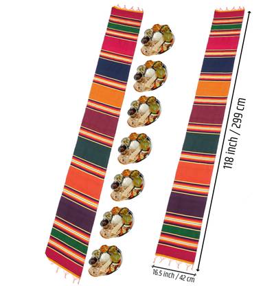 RAINBOW Multicolor Cotton Dhurrie