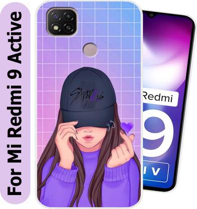 SmartGoldista Back Cover for Mi Redmi 9 Active