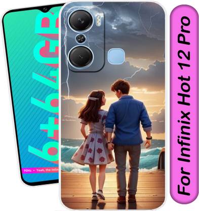 SmartGoldista Back Cover for Infinix Hot 12 Pro