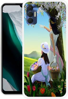 KUDI Back Cover for Tecno Spark 8P, Tecno Spark 9T