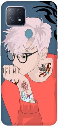 DIKRO Back Cover for OPPO A15, CPH2185, ANIME, VECTOR, ART, BOY, ALONE, BOY