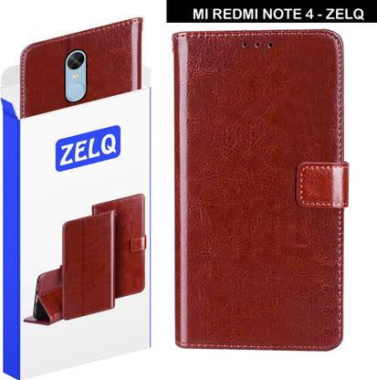 Zelq Flip Cover for Mi Redmi Note 4
