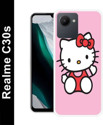 itrusto Back Cover for Realme C30s, realme c30s, RMX/3690 Hello Kitty Back Cover