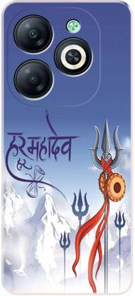 JDCreations Back Cover for INFINIX SMART 8 HD Har Mahadev Quote Text Printed Mobile Case